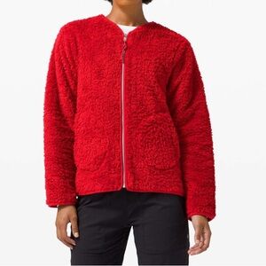 #528 Lululemon Oh So Sherpa Full Zip
Dark Red - Sz 4
